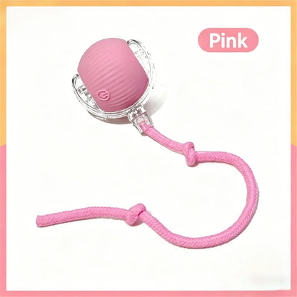 2026 New Smart Automatic Rolling , USB , Light-Up, Quiet, Bite-Resistant, Wear-Resistant, Non-Toxic Interactive for Kittens, Non-Toxic Interactive Juguete Para Mascota Free Gift Rechargeable Adjustable Mode Cat Ball Toy Speedy Tail Moving Dog Fun
