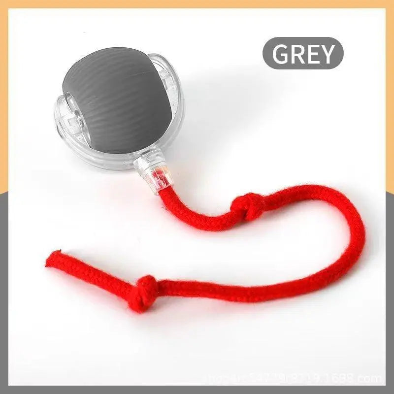 2026 New Smart Automatic Rolling , USB , Light-Up, Quiet, Bite-Resistant, Wear-Resistant, Non-Toxic Interactive for Kittens, Non-Toxic Interactive Juguete Para Mascota Free Gift Rechargeable Adjustable Mode Cat Ball Toy Speedy Tail Moving Dog Fun