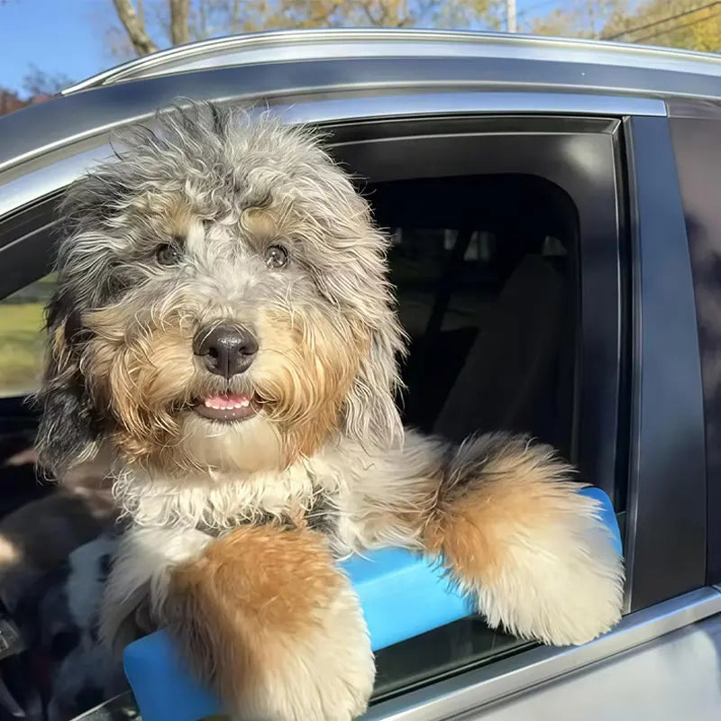 Universal Dog Car Window Chin Rest Cushion Soft Foam Pet Head Support for Medium & Large Dogs Safe Comfortable Travel Ride Accessory