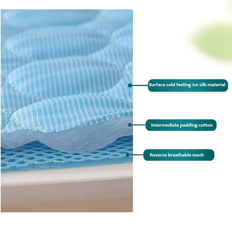 Extra Large Dog Cooling Mat - Durable Summer Pet Bed for Dogs and Cats, Ideal for Home or Travel